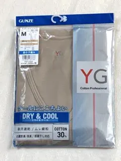 GUNZE YG メンズ VネックTシャツ　ドライ&クール　M 新品のサムネイル