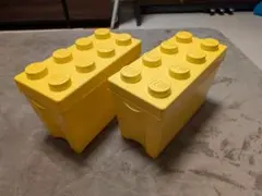LEGO 収納 ボックス イエロー2個セット