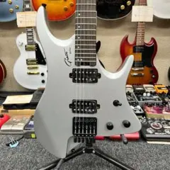 11131】【新品】 ヘッドレスギター汎用ケース付 ブルー✕ナチュラル