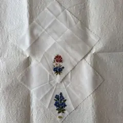 刺繍ハンカチ