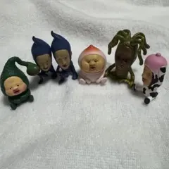 こびとづかん　おすわりマスコット 6個セット