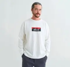 NANGA ナンガ 長袖Tシャツ ホワイト