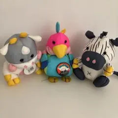 激レア 当時物 1991・92年 セガ サンダーバード ぬいぐるみ 4点非売品