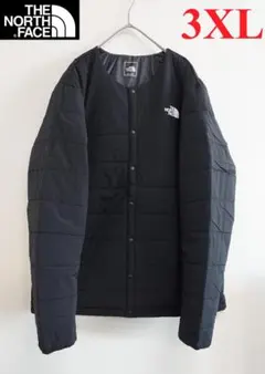 ノースフェイス ダウンジャケット 軽量 キルティング ブラック3XL K643E