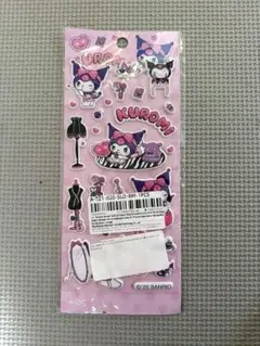 【新品未使用】kuromi ステッカーセット 1枚入り クロミ