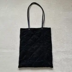 キルティング　マチなし　トートバッグ　A4対応サイズ