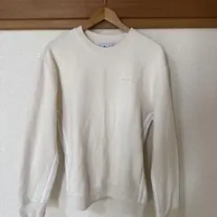 アイボリー クルーネック トレーナー