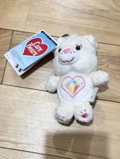 ケアベア　ぬいぐるみストラップ　スパークルハートベア