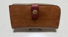 コーチ 長財布 レガシー ターンロック カード入れ多数 レザー ブラウン 
