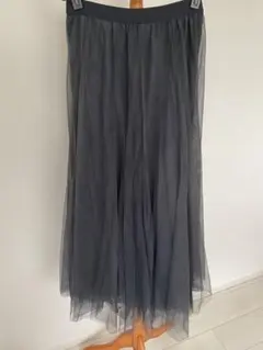 fifth グレー　チュールスカート