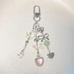ビーズキーホルダー 134 ハンドメイド