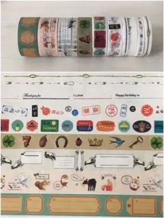 マステ マスキングテープ mt ジャーナル④ 切り売り ９種類 ６０cmずつ☆