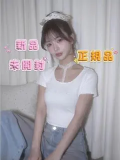 DarichレースチョーカーコンパクトTシャツ WHT新品未開封！正規品