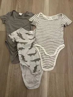 H&M ベビー肌着セット 12M 3点セット
