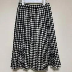 チェック プリーツスカート