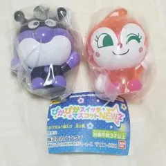 新品 ピカピカスイッチマスコット NEW2 ドキンちゃん バイキンマン ガチャ