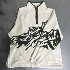H&M 山柄 ハーフジップセーター