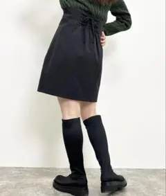 バックレース　ミニスカート INGNI イング