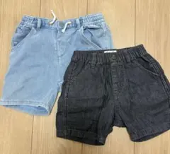 【人気2枚セット！】男の子 デニムハーフパンツ 92・95 ZARA ラングラー