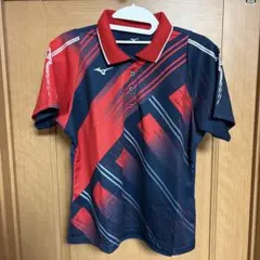 【Mizuno】ポロシャツ ネイビー/レッド