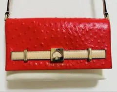 【再値下げ！】ケイトスペードニューヨーク バッグ ショルダーバッグ 赤 白