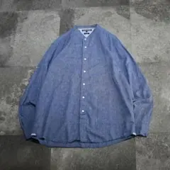 orslow オアスロウ INDIGO LINEN PULLOVER SHIRT - メルカリ