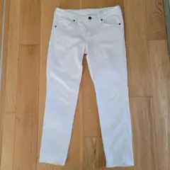 シップス S 白デニムパンツ ジーンズ スキニー ストレッチ コットン混のサムネイル