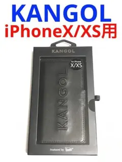 11746 iPhoneX iPhoneXS用 手帳型ケース カバー ブラックのサムネイル