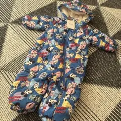 レトロミッキー ジャンプスーツ スノーウェア つなぎ