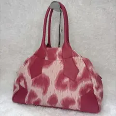 希少 ヴィヴィアンウエストウッド ハンドバッグ　レオパード ヤスミン ピンク