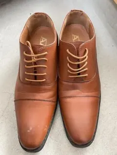 大幅値下げ ブラウン レザー ドレスシューズ