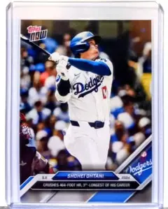 大谷翔平 2024TOPPS NOW 飛距離キャリア歴代3位 464フィート ①