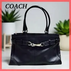 ゆこ様専用美品 コーチ トートバッグ ハンドバック レザー ロゴ 肩かけ A4