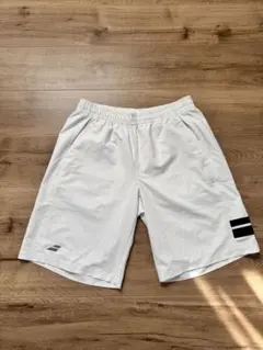 Babolat ショートパンツ Lサイズ ホワイト　メンズ