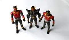 仮面ライダークウガ ソフビ フィギュア 3体セット　約12cm