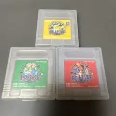 ゲームボーイソフト　ポケットモンスター　3本セット