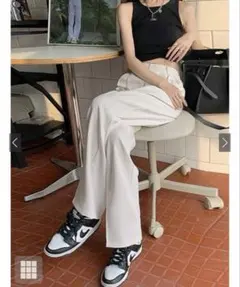 グレイル　センタープレスストレートパンツ[ai07］