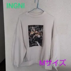 INGNI パフスリーブ　プリントスウェット Mサイズ
