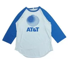 AT＆T 企業 IT 通信会社 ラグラン ロンT Tシャツ 80s 90s 古着