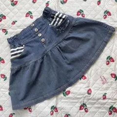 ポンポネットジュニア♡フレアデニムスカート 150