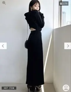 RESEXXYスウェットフーディワンピース