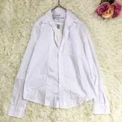 フランクアンドアイリーン BARRY スキッパーシャツ ブラウス ホワイト