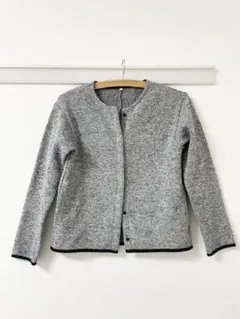 長袖 ノーカラージャケット