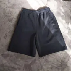 UNIQLO C スウェットワイドショーツ　ブラックS