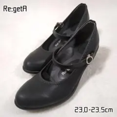 リゲッタA 23.0-23.5cm ブラック Mサイズ Re:getAのサムネイル