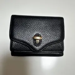 ハシバミ　ミニ財布　黒のサムネイル
