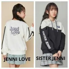 JENNI LOVE SISTER JENNI　トレーナー　パーカー　白　黒