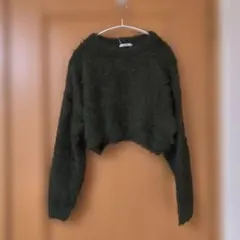 MURUA シャギーニット　グリーン