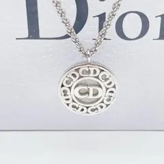 ✨Dior✨ディオール✨CD✨トロッター✨シルバー✨ブルー✨ネックレス