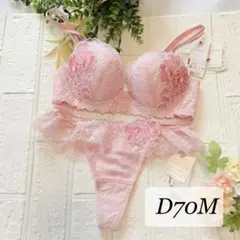 Wacoal ワコール パルファージュ リボンブラ ショーツ 淡オレンジ